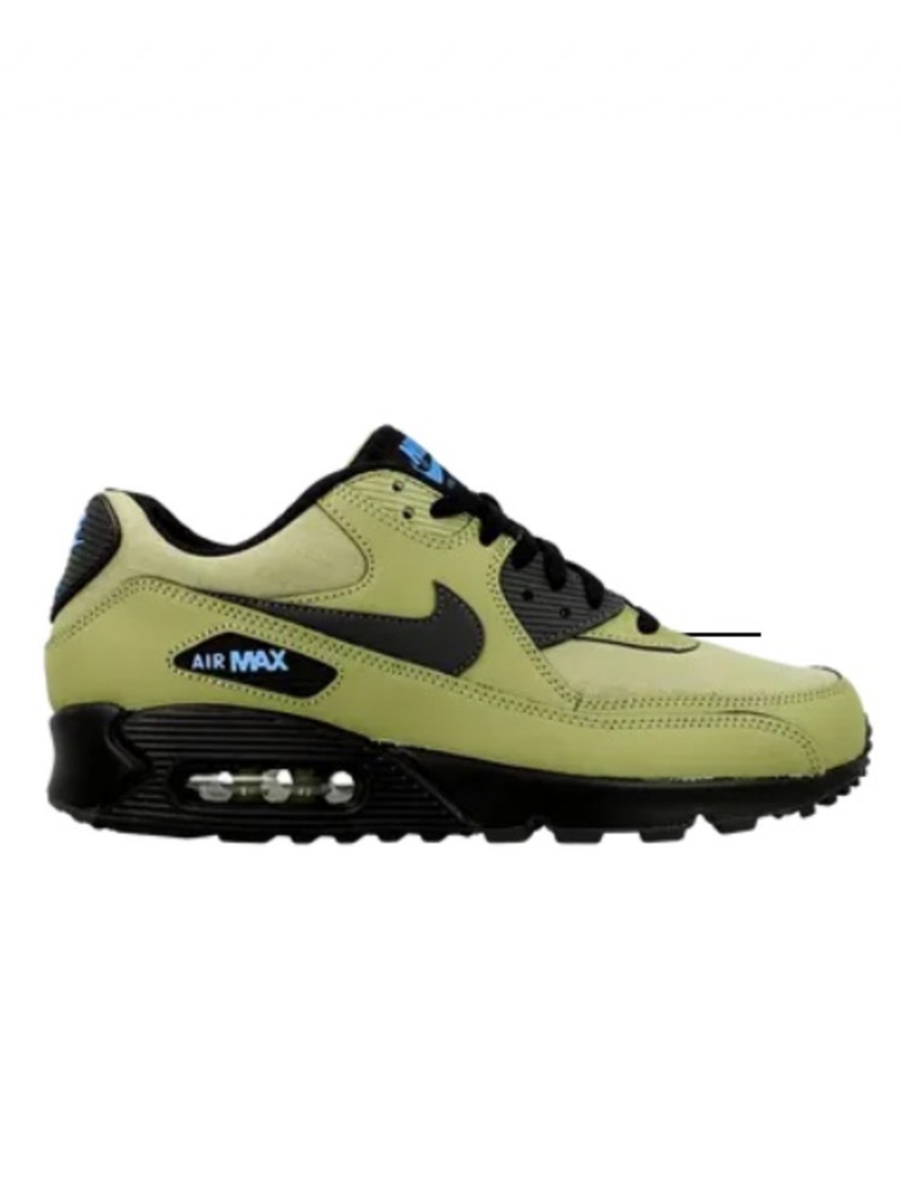 Nike Air Max 90 Essential Alligator Green Black Lagoon 537384-302 Mens Size 13